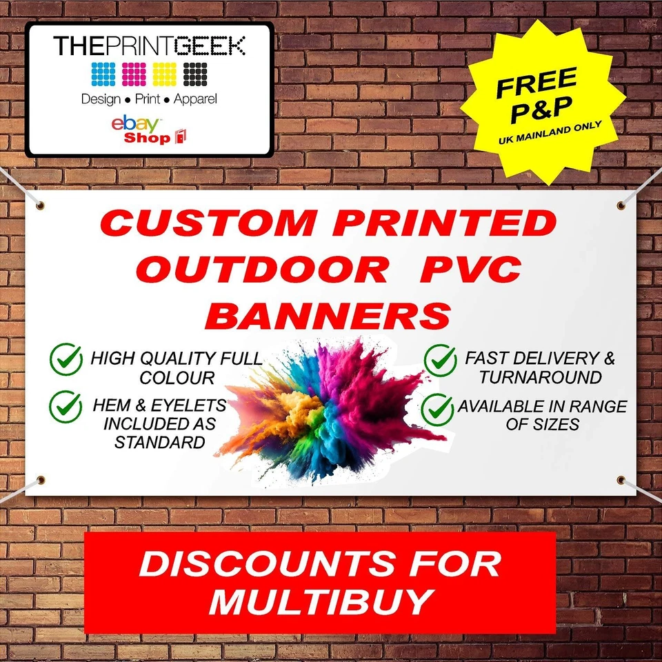 PVC Banners Outdoor Heavy Duty Custom Printed Advertising PVC Banner Sign  - Image 1 of 2
