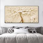 Abstract White Flowers Canvas Painting Posters And Prints Wall Art Home Decor