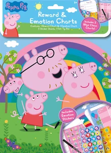 Peppa Pig Recompensa & Emotion Tabla Niños Comportamiento Pegatinas& Boli - Imagen 1 de 4