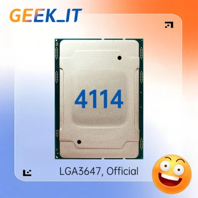 ✅Intel Xeon Silver 4114 SR3GK 2.2GHz 10C / 20T 13.75MB 85W LGA3647 CPU - Image 1 of 3