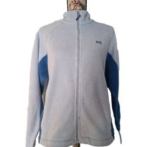 Vellón Helly Hansen vintage para mujer talla L azul claro cremallera completa senderismo/exterior - Imagen 1 de 9