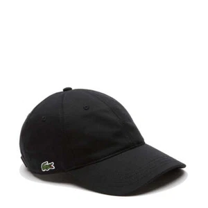 Lacoste Unisex Organic Cotton Twill Cap Black - Picture 1 of 4