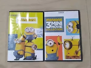 Minions (DVD, 2015) And Minions 3 Mini Movie Collection DVD - Picture 1 of 6
