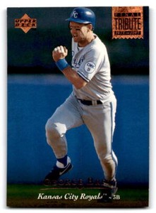 1995 Upper Deck  # 449 George Brett     TRIB