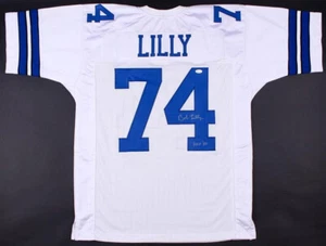 Bob Lilly #74 Signed Dallas Cowboys Jersey Inscribed "HOF 80" (JSA COA) - Picture 1 of 4