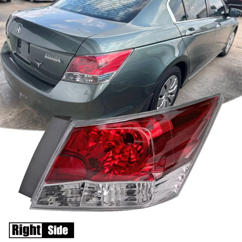 For 2008-2012 Honda Accord Sedan Tail Light Lamp Taillight Right Passenger Side Foto 1 de 4