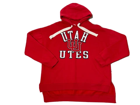 Rivalry Threads 91 Red Utah Utes Hoodie Mens Size Large (42/44) Cover