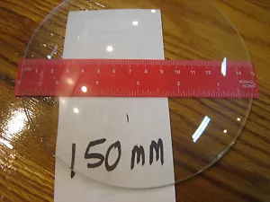 Uhrglas leicht konvex (gekrümmt) Durchmesser (5,9" oder 150 mm) Stewart Warner VDO Stärke - Bild 1 von 2