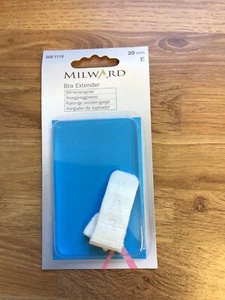 Extensor de sujetador blanco Milward de 20 mm 1 gancho - Imagen 1 de 2