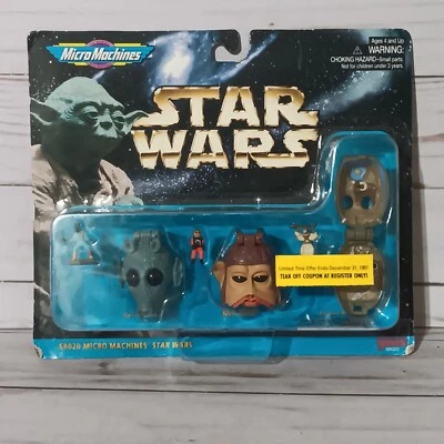 MOS Star Wars Micro Máquinas Mini Cabeza Cápsulas Colección En Tarjeta #2 Galoob MIP DE COLECCIÓN Foto 1 de 4