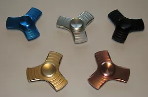 *** Hand Fidget Spinner _ Toupie à main EDC *** Métal Aluminium ✔ 100% Satisfait - Imagen 1 de 14