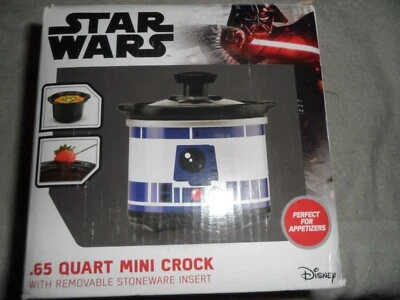 Disney Star Wars .65 quart mini crock pot Brand New-Open Box (c)2017 - Image 1 of 4