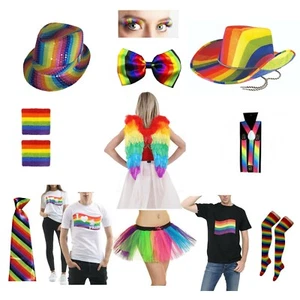 Cappello accessori arcobaleno Gay Pride Festival, gonne tutù, t-shirt uomo e set festa - Foto 1 di 13