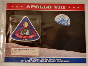 1990s Willabee & Ward Official National NASA Patch Apollo VIII - Picture 1 of 3