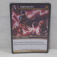 World Of Warcraft Hunt For Illidan Lightning Arc 89/252 Foil TCG Card