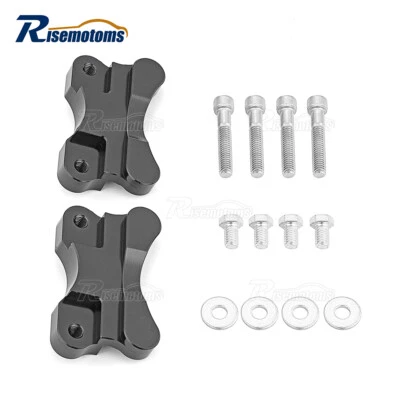 Fender to 21" Wheel Fork Adapter Mount Brackets For Harley Softail FLST Models — 第 1/4 张图片