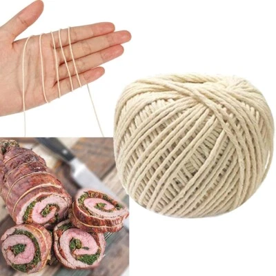 65M Cooking Tools Butcher's Cotton Twine Sausage Tie Meat Strings Baling Twine - Image 1 of 4