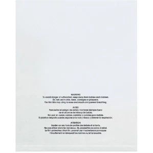 1-1.000 18x24 Erstickungswarnung selbstversiegelnd klar Polybeutel FBA zugelassen - Bild 1 von 1