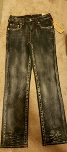 Neu mit Etikett True Religion Jungen Used-Look Jeans, Größe 12 - Bild 1 von 6