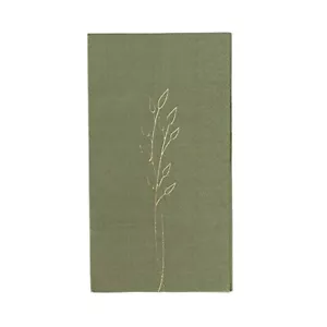 50 Soft 2 Ply Disposable Dinner Paper NAPKINS Embossed Leaves Party Decorations - Picture 1 of 17