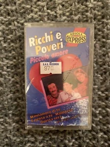Cassette Tape New Sealed 1986 Ricchi E Poveri Piccolo Amore - Picture 1 of 3