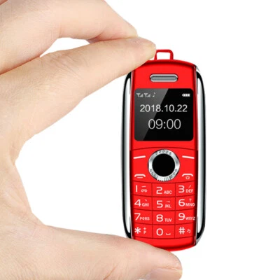 Mini Handy X8 0,66 Zoll 2G GSM entsperrt Telefon Dual SIM Bluetooth Wählscheibe - Bild 1 von 4