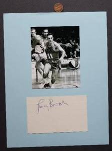 1968-71 ABA Oakland Oaks Player Larry Brown signed autographed card & photo set- - Picture 1 of 1
