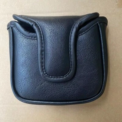 AVOCADOSHARK Black Golf Club Mallet Putter HeadCover Magnetic Square Mallet Putter Head Cover