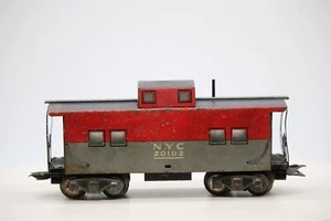 MARX Tin Litho O Scale Train Cars NYC 20102 Metal Coupler 1:48 Gauge Post War - Picture 1 of 5