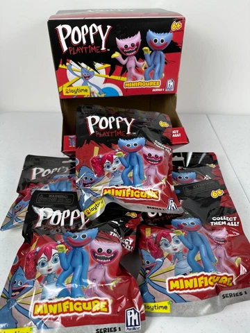 Poppy Playtime Blind Bag Mini Figures Series 1 NEW, 5Bags +Display Box or no box Cover