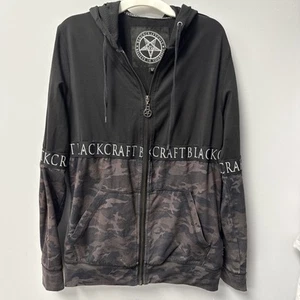 Black Craft Cult zip Up Hoodie Size XS - Picture 1 of 6
