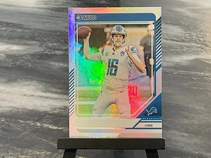 2024 Donruss JARED GOFF, NO NAME SILVER HOLO Variation SP SSP LIONS - Bild 1 von 2