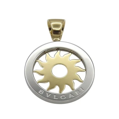 BVLGARI Bulgari Tondo Sun Pendant 18k Yellow Gold Stainless Steel - Image 1 of 4