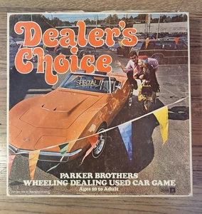 VINTAGE 1972 DEALER'S CHOICE PARKER BROTHERS BOARD GAME PREOWNED COMPLETE - Picture 1 of 6