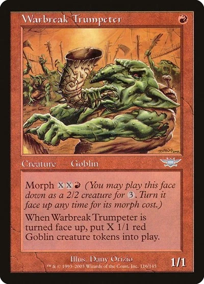 Warbreak Trumpeter  116  MTG  NM Legions - Image 1 of 1