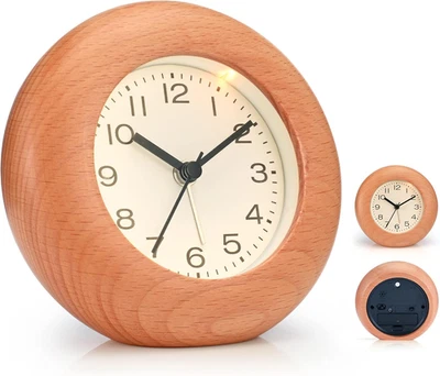 Reloj Despertador para Dormitorio,4" Reloj Fuerte para Dormitorios Pesados, Reloj Despertador Decorativo Foto 1 de 4