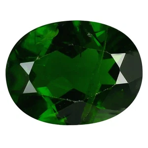1.79 ct Oval (8.97 x 6.93 mm) Unheated Green Chrome Diopside Gemstone - Picture 1 of 1
