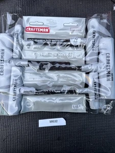 Sears Craftsman USA Nos 46293 Metric Ball End T Handle Hex Key Set 2.5-10mm Gray - Picture 1 of 12