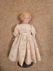 ANTIKE DEUTSCHE BISKUITPUPPE 10 ZOLL - Bild 1 von 8