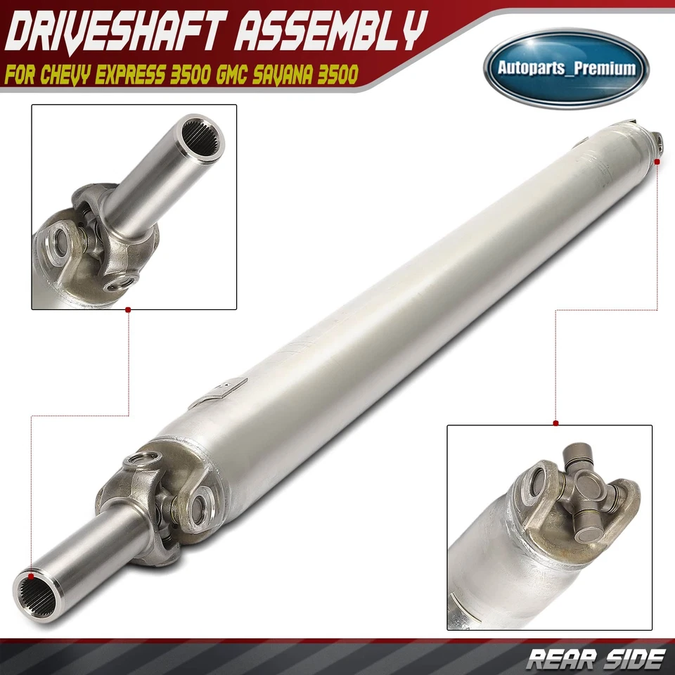 Conjunto de eje de transmisión trasero de aluminio para Chevy Express 3500 GMC Savana 3500 Foto 1 de 4