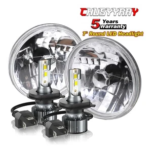 For 86-95 Suzuki Samurai DRL 7inch LED Headlights Hi/Lo Beam 2x white 6000k - Bild 1 von 24