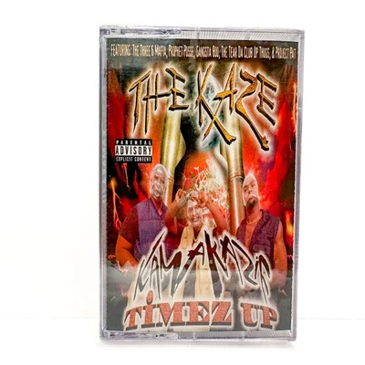 Sealed The Kaze-KamaKaze Timez UP (Cassette 1998) Three 6 Mafia OG Pressing - Image 1 of 4