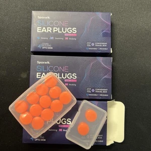 Soft Moldable Silicone Putty Ear Plugs - Medium Size 21 Pair - Comfortable - Picture 1 of 5