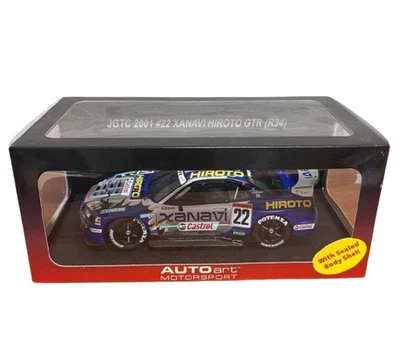 AUTOART 1/18 2001 XANAVI HIROTO Skyline GTR R34 JGTC #22 con caja casi sin usar Foto 1 de 4