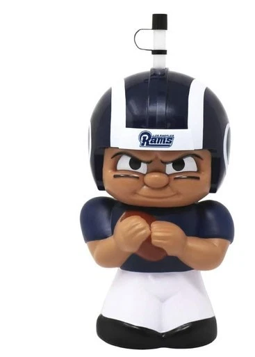 Botella de agua reutilizable NFL Big Sip - Carneros, 16 oz (bebidas frías), tapa giratoria, Foto 1 de 1