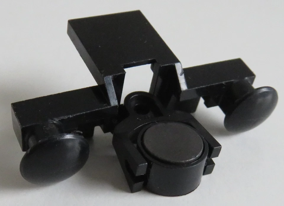 LEGO Zug / Train - Kupplung / Puffer kpl. mit Magnet-Kupplung, schwarz # 4022c02 - Bild 1 von 1