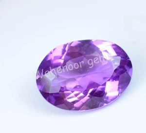 4.00 Ct Natural Ceylon Purple Sapphire Oval CERTIFIED Flawless Loose Gemstone - Picture 1 of 6