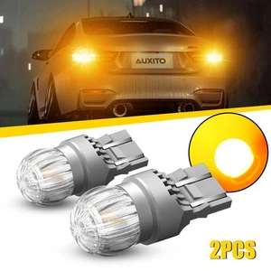 AUXITO Amarillo 7440 7443 LED Giratorio Señal de Estacionamiento Bombillas Luz de Freno - Imagen 1 de 12