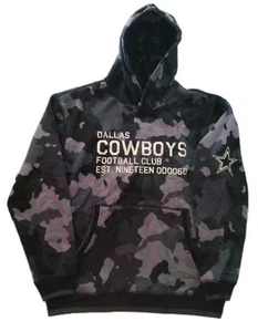 Dallas Cowboys The Wild Collective schwarzer Tarnmuster Hoodie Unisex Medium neu mit Etikett - Bild 1 von 9