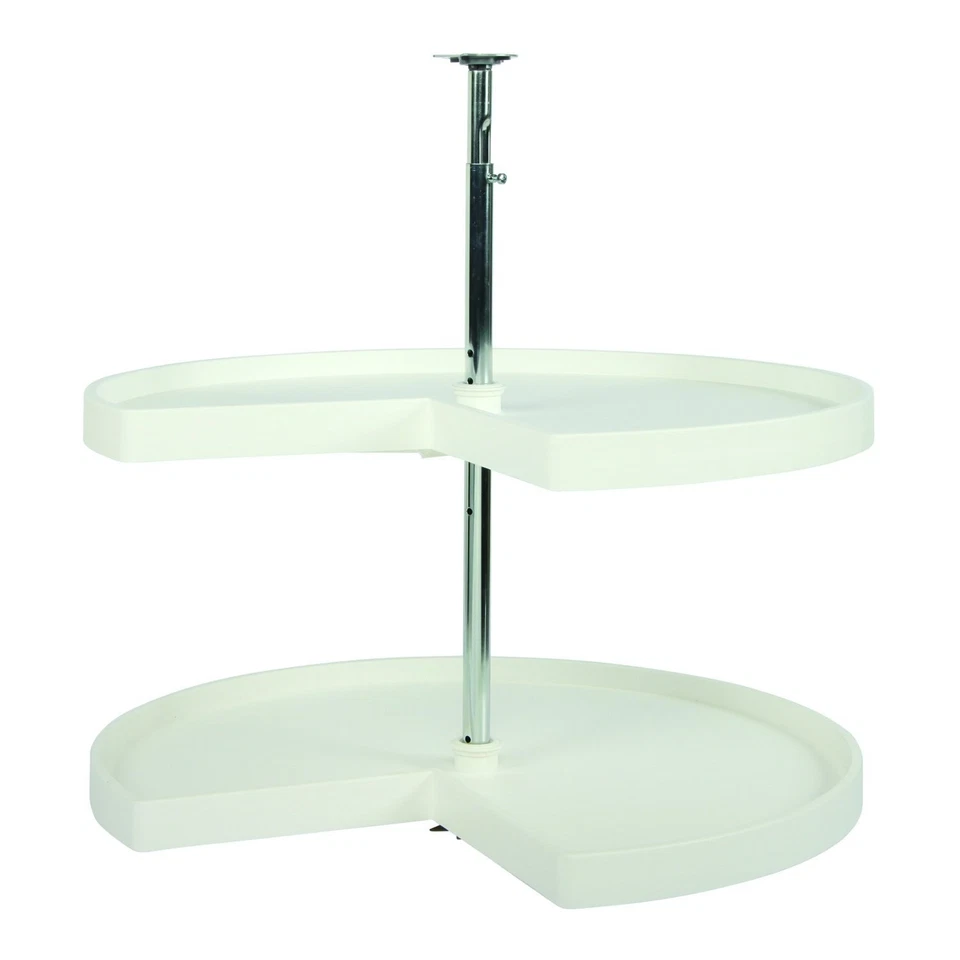 Corner Cabinet Lazy Susan, 2-Tier Lazy Susan for Cabinet, 28-Inch 360º Turnta... - Image 1 of 4